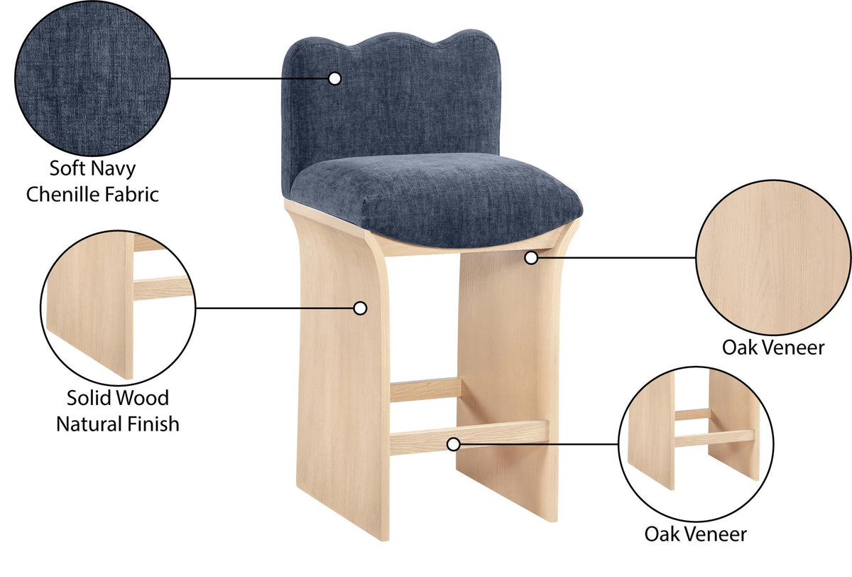 Shaw - Counter Stool - Natural Base