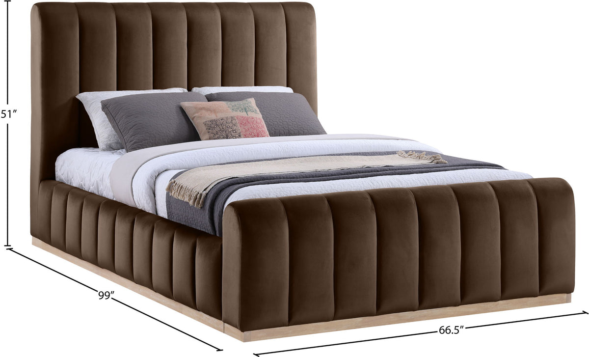 Amara - Velvet Bed