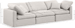 Indulge - Linen 3 Seat Modular Sofa