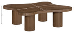 Cove - 48" Oak Veneer And Solid Wood Coffee Table