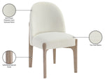 Torino - Upholstered Dining Chair With Brushed Natural Base (Set of 2)