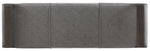Curata - Upholstered Bench - Dark Gray / Dark Brown