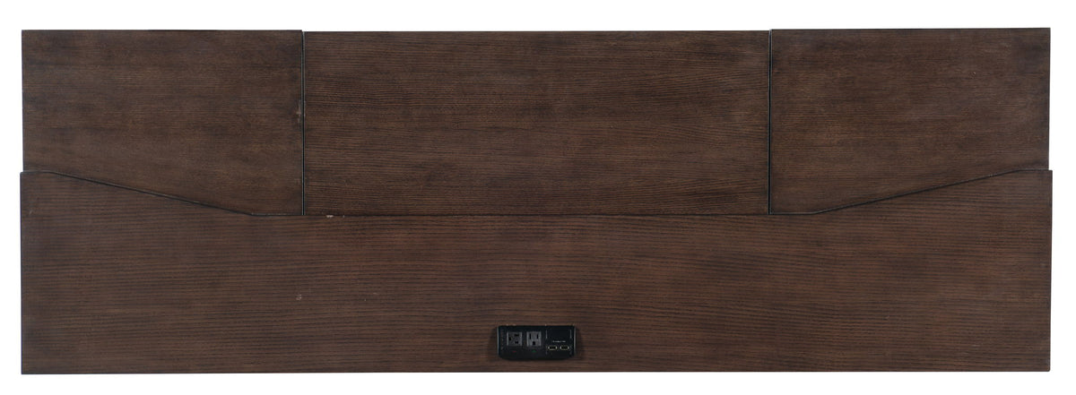 Work Your Way - House Blend Computer Credenza - Dark Brown