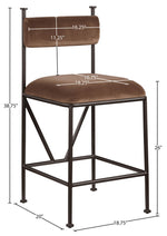 Monarch - Velvet Counter Stool (Set of 2)