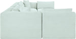 Shaggy - 7 Piece Modular U-Shaped Armless Sectional
