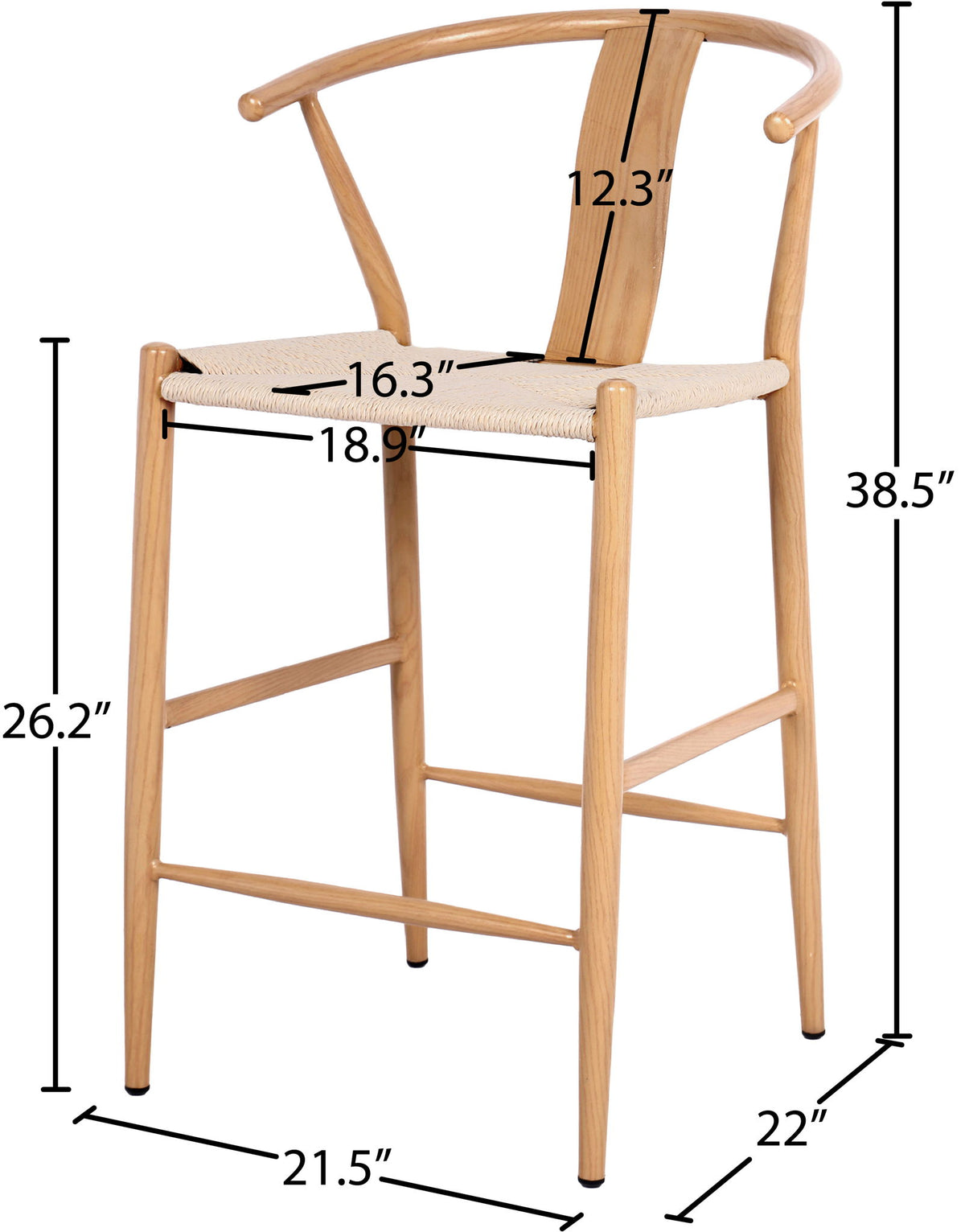 Beck - Hand Woven Rope Stool (Set of 2)