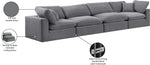 Comfy - Velvet Modular Sofa 4 Seats