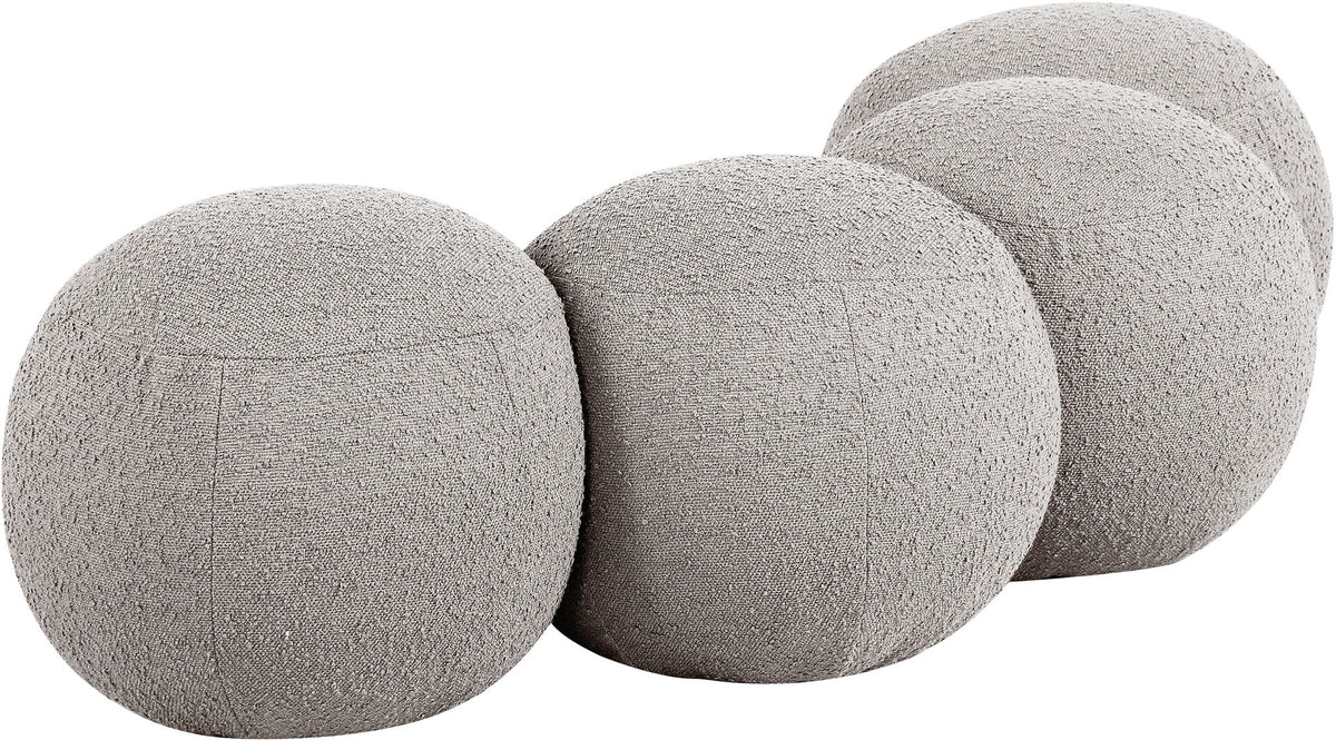 Apollo - Boucle Fabric Bench
