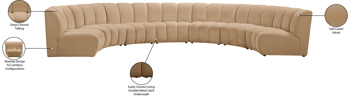 Infinity - 7 Piece Modular Sectional - Camel