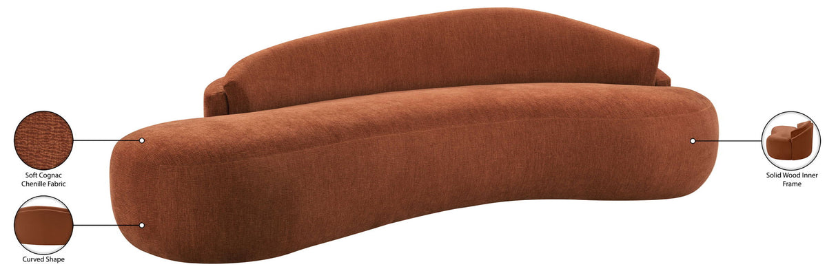 Caspian - Chenille Fabric Upholstered Sofa