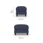 Drew - Fabric Ottoman