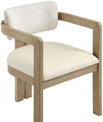 Ravina - Upholstered Dining Chair With Stained Natural Base (Set of 2)