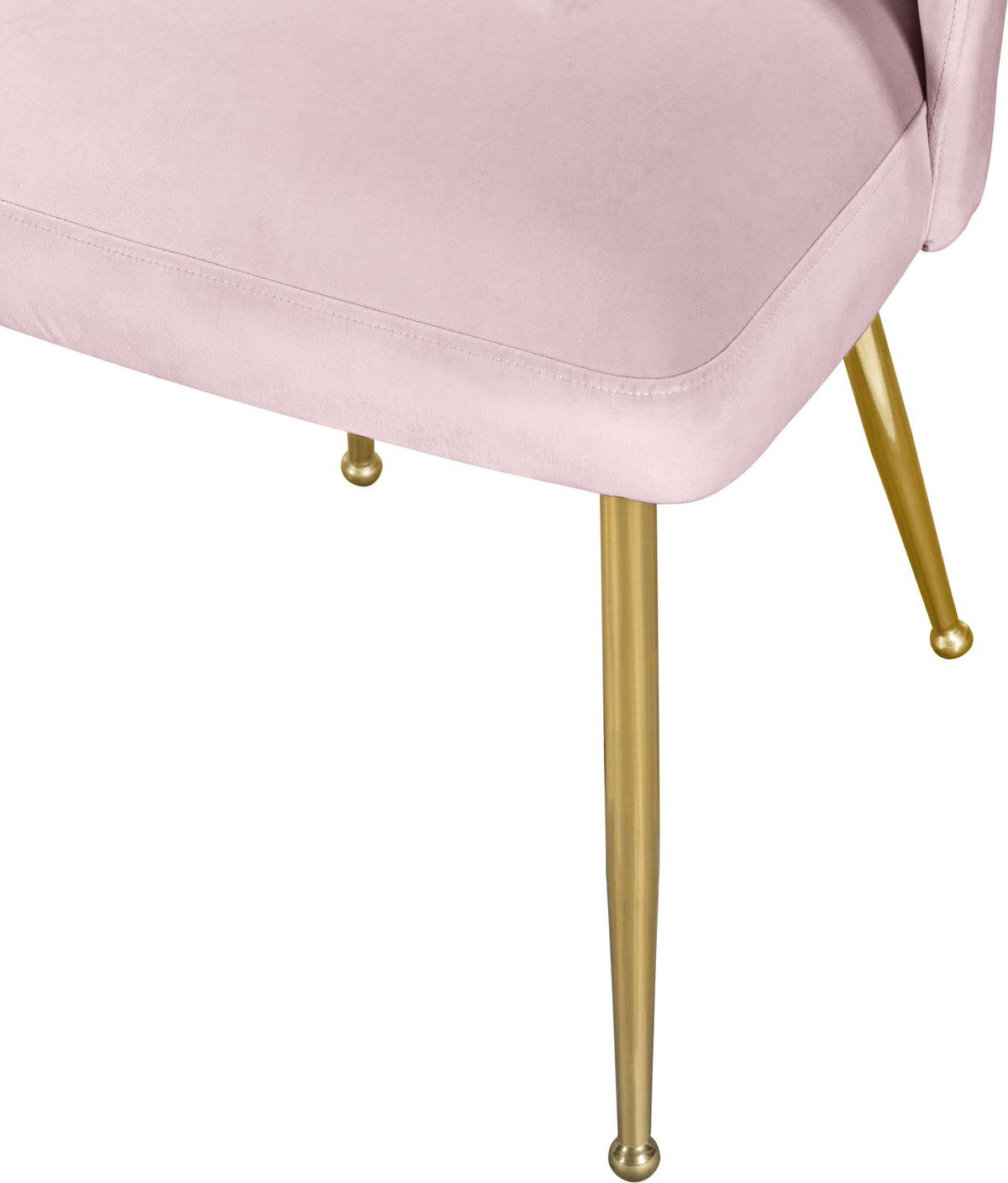 Logan - Dining Chair (Set of 2) - Gold Legs