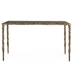Lava - Console Table - Black / Brass