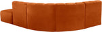 Arc - Velvet 5 Piece Corner Modular Sofa