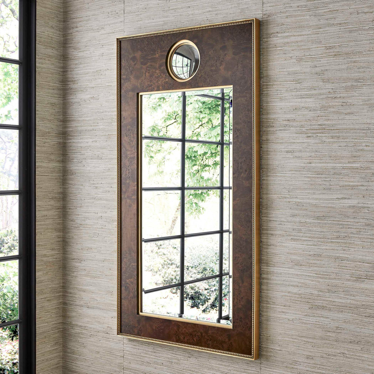 Oculus Trumeau - Mirror - Dark Brown