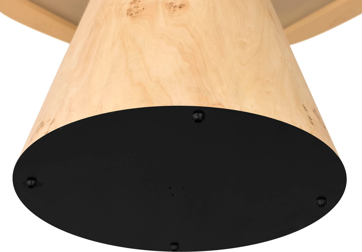 Linette - Dining Table - Burl Wood