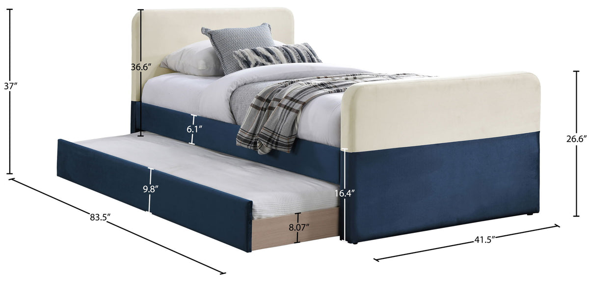 Ivy - Twin Trundle / Storage Bed