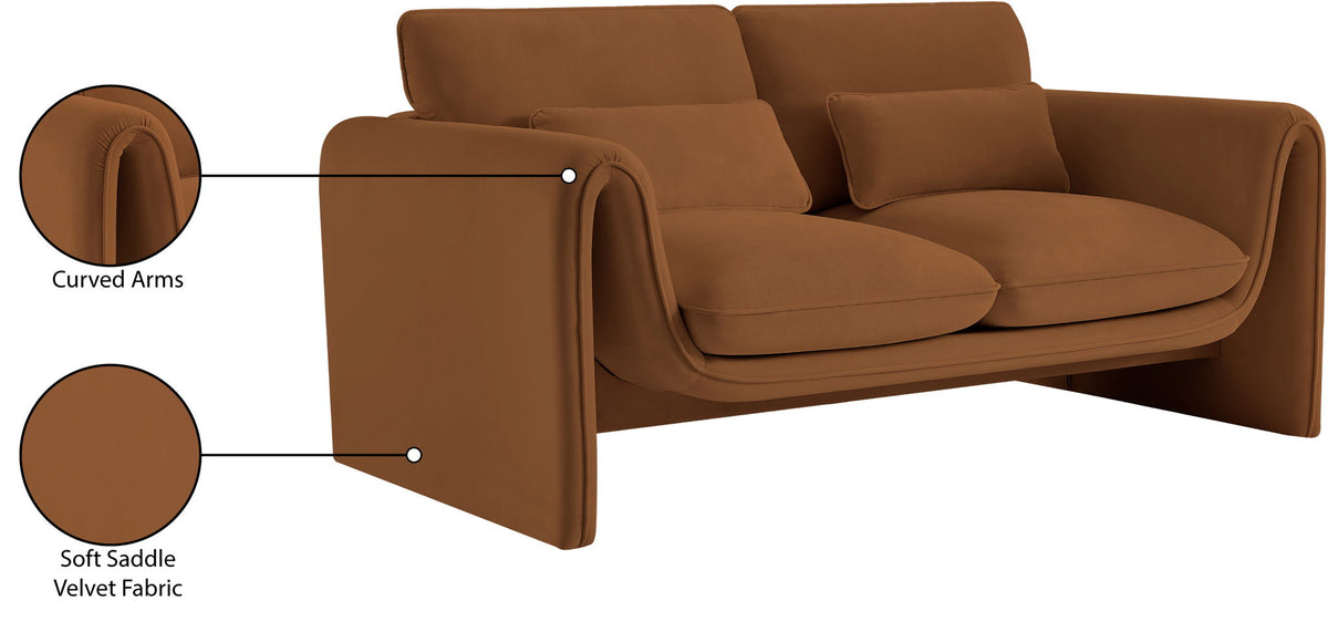 Sloan - Loveseat - Saddle