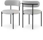 Beacon - Faux Leather Dining Chair With Black Legs (Set of 2)