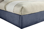 Adam - Chenille Fabric Bed With 89" Headboard