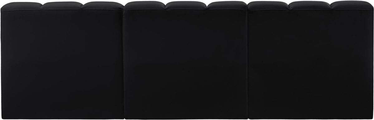 Arc - Faux Leather 3 Seats Modular Sofa