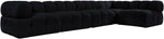 Orin - Velvet 5 Piece Modular Sectional