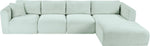 Shaggy - 4 Piece Modular Sectional
