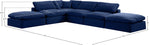 Comfy - 6 Piece Velvet Modular Sectional