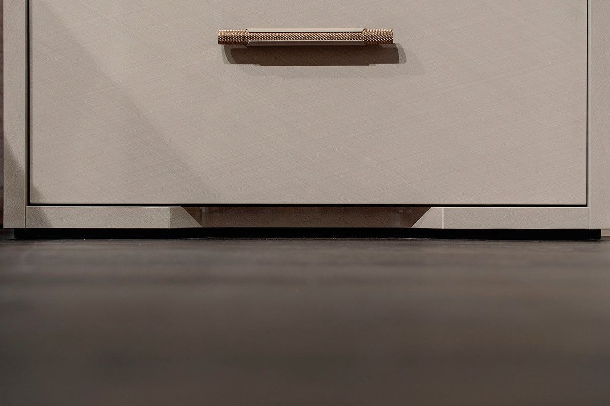 Nora - Nightstand - Beige / Light Brown