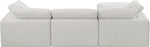 Comfy - 4 Piece Linen Fabric Modular Sectional With Chaise