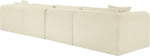Shaggy - 5 Piece Modular Sectional With Ottoman