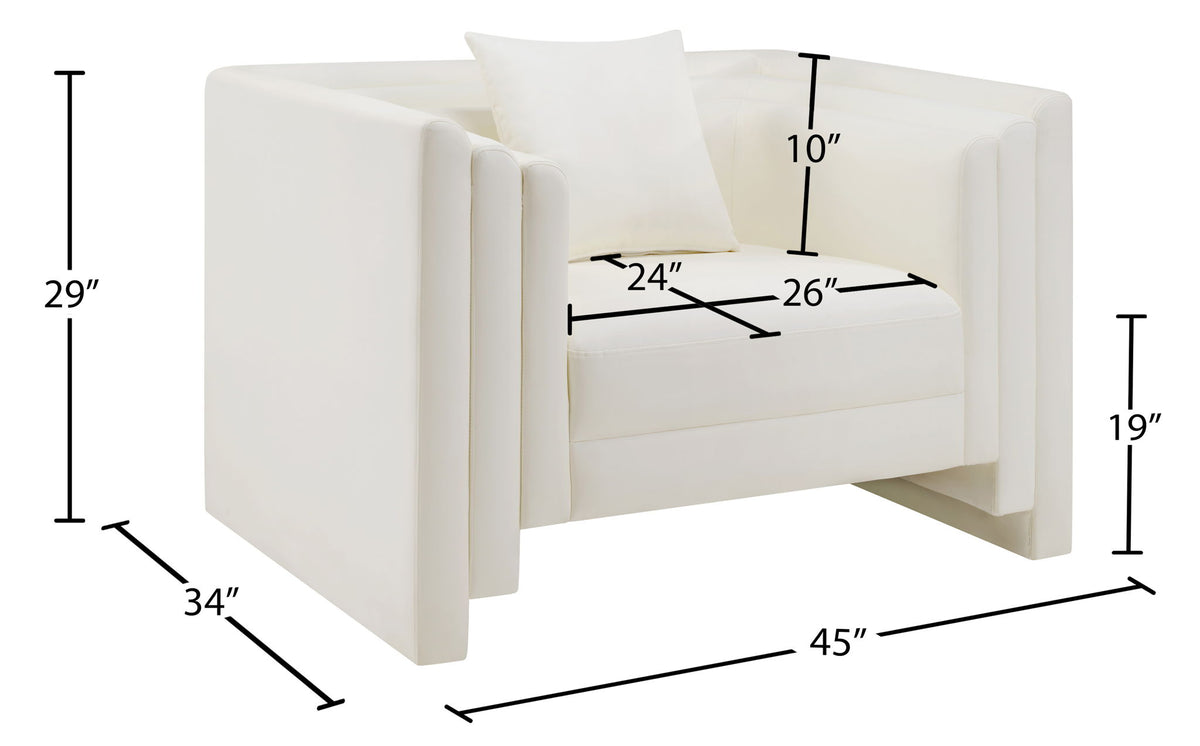 Everett - Vegan Leather Upholstered Chair