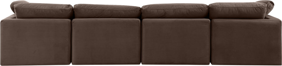 Indulge - Velvet 4 Seat Modular Sofa