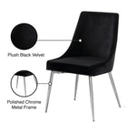 Karina - Dining Chair with Chrome Legs (Set of 2)