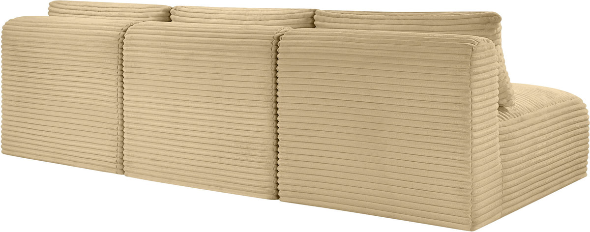 Shaggy - 3 Seat Modular Armless Sofa