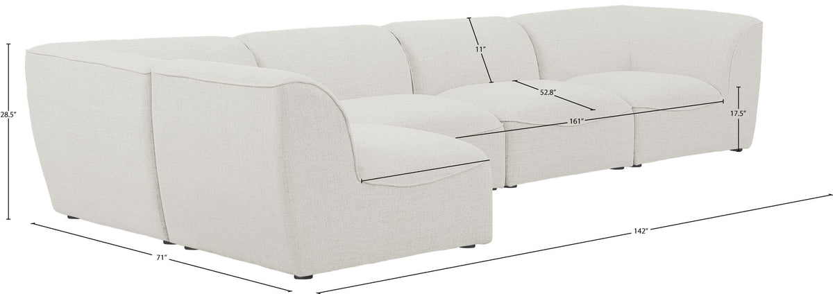 Miramar - 5 Piece Modular Sectional