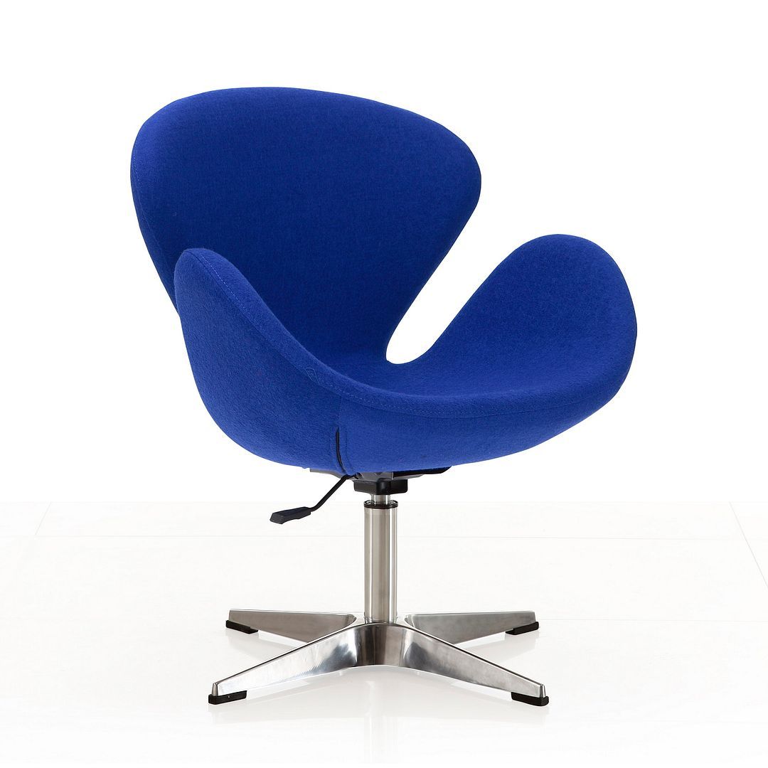 Manhattan Raspberry - Swivel Lounge Chair