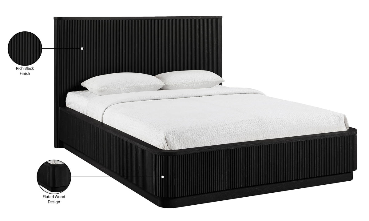 Astrid - Solid Wood And Oak Veneer Bed (3 Boxes)