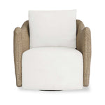 Sunset - Outdoor Swivel Lounge Chair - Oatmeal / Oyster White