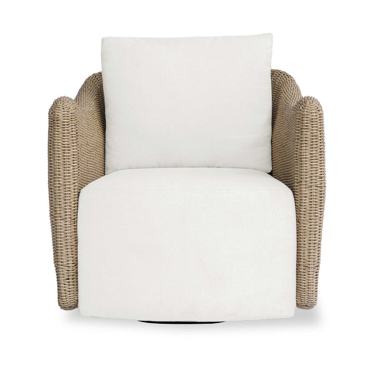 Sunset - Outdoor Swivel Lounge Chair - Oatmeal / Oyster White