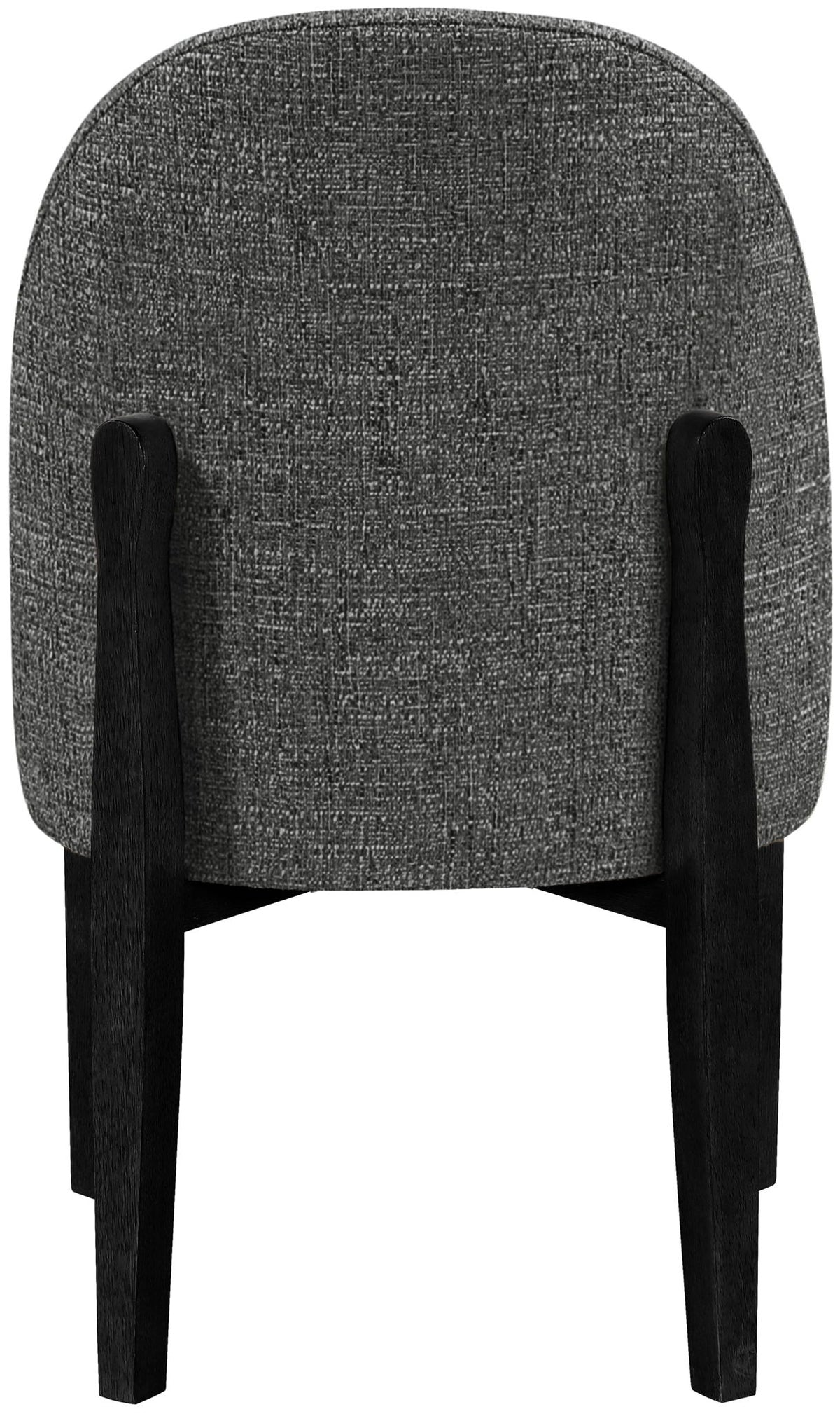 Torino - Upholstered Dining Chair With Brushed Black Base (Set of 2)