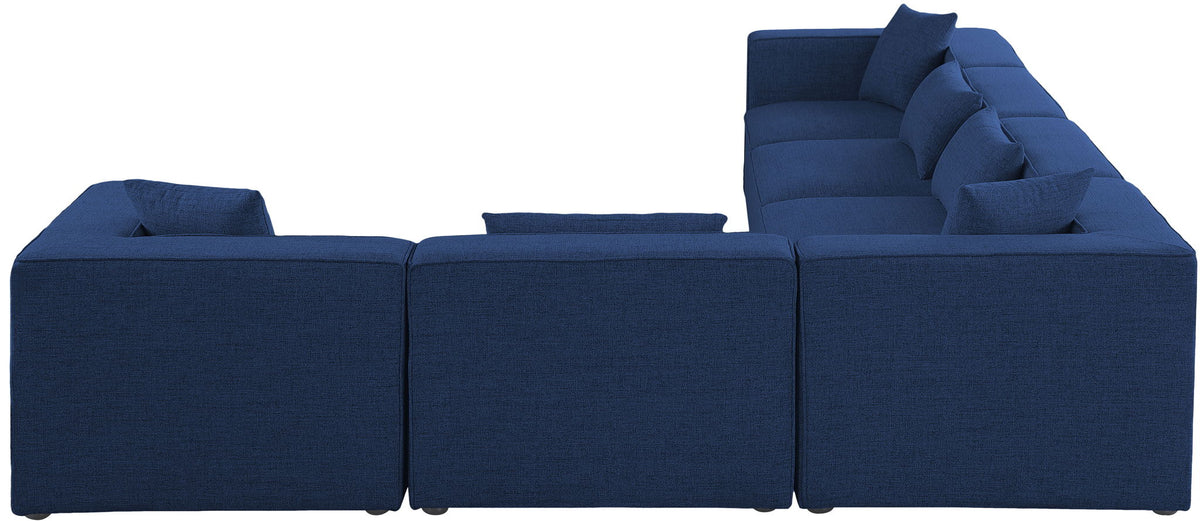 Cube - Linen 6 Piece Modular Corner Sectional