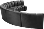 Infinity - 5 Piece Velvet Modular Sectional