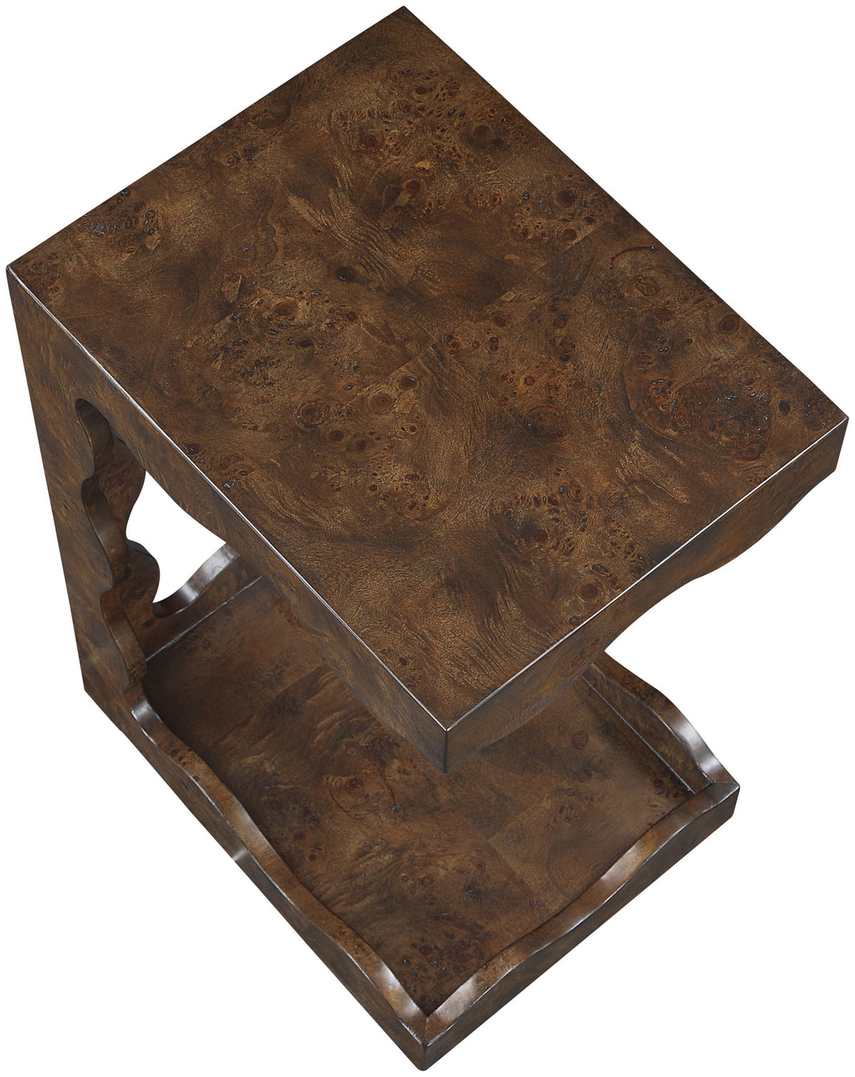 Vassa - Burl Veneer End Table
