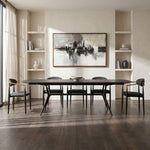 Suzie - Modern Ceramic + Black Ash Extendable Dining Table by VIG Furniture - View 11