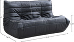 Relax - Vegan Leather 54.75" Upholstered Loveseat