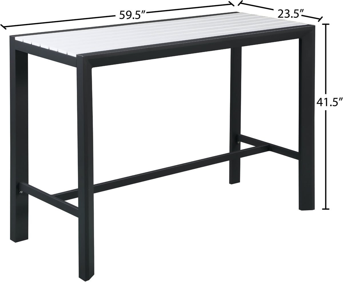 Nizuc - Outdoor Patio Rectangle Bar Table