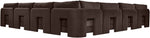Hammond - Velvet Performance Fabric Upholstered 7 Piece Armless Sectional