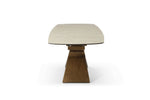9368 - Dining Table With Extensions - Taupe